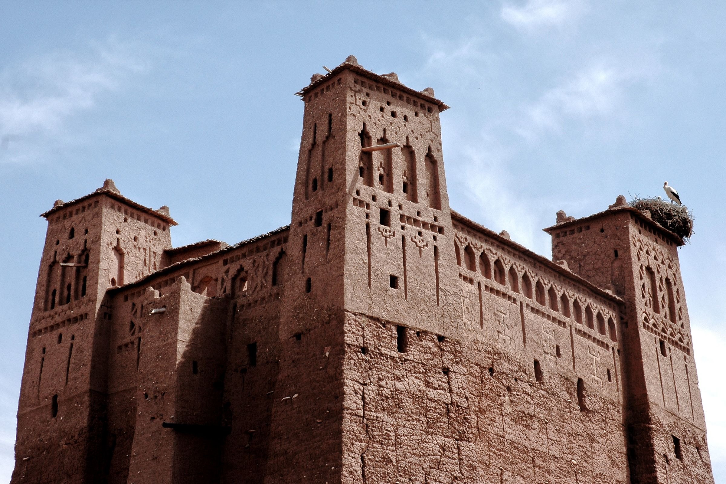 A traditional kasbah in Ouarzazate