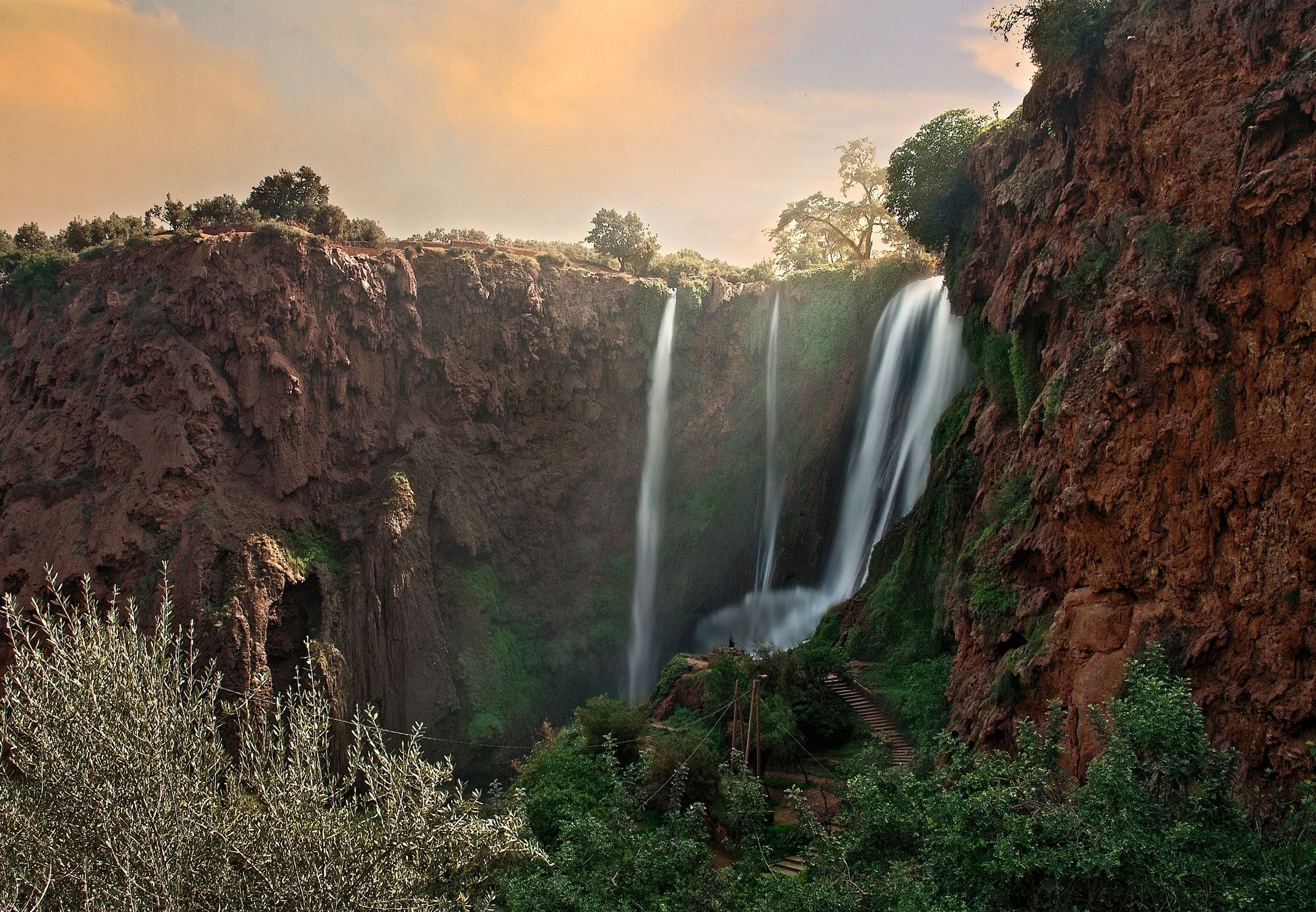 The Ouzoud Falls in Morocco