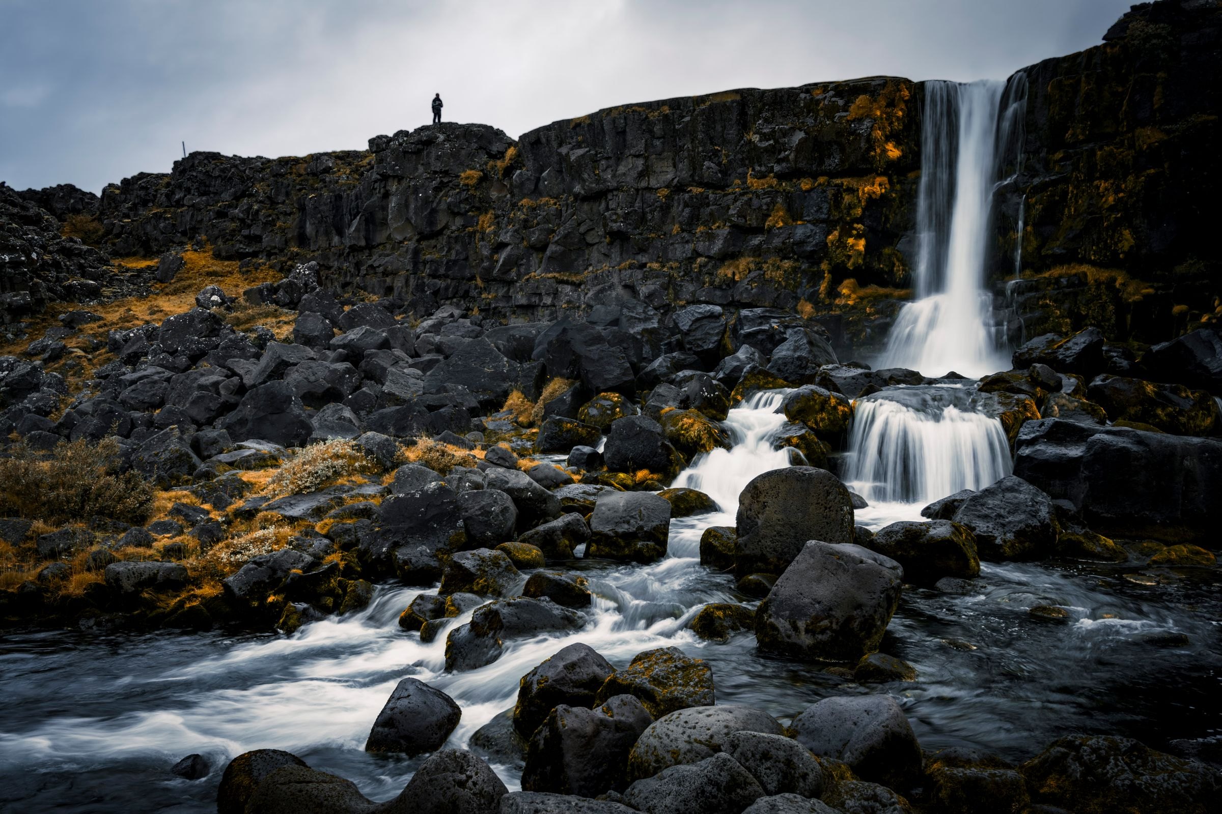 The Öxarárfoss waterfall at Thingvellir