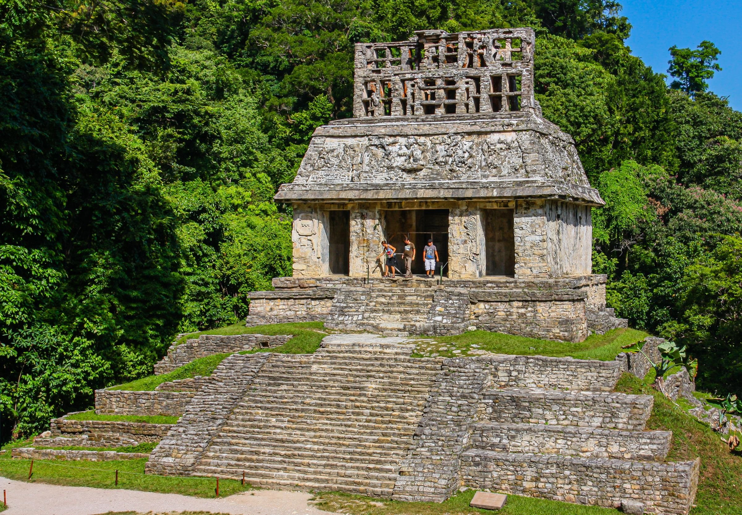 A temple at Palenque