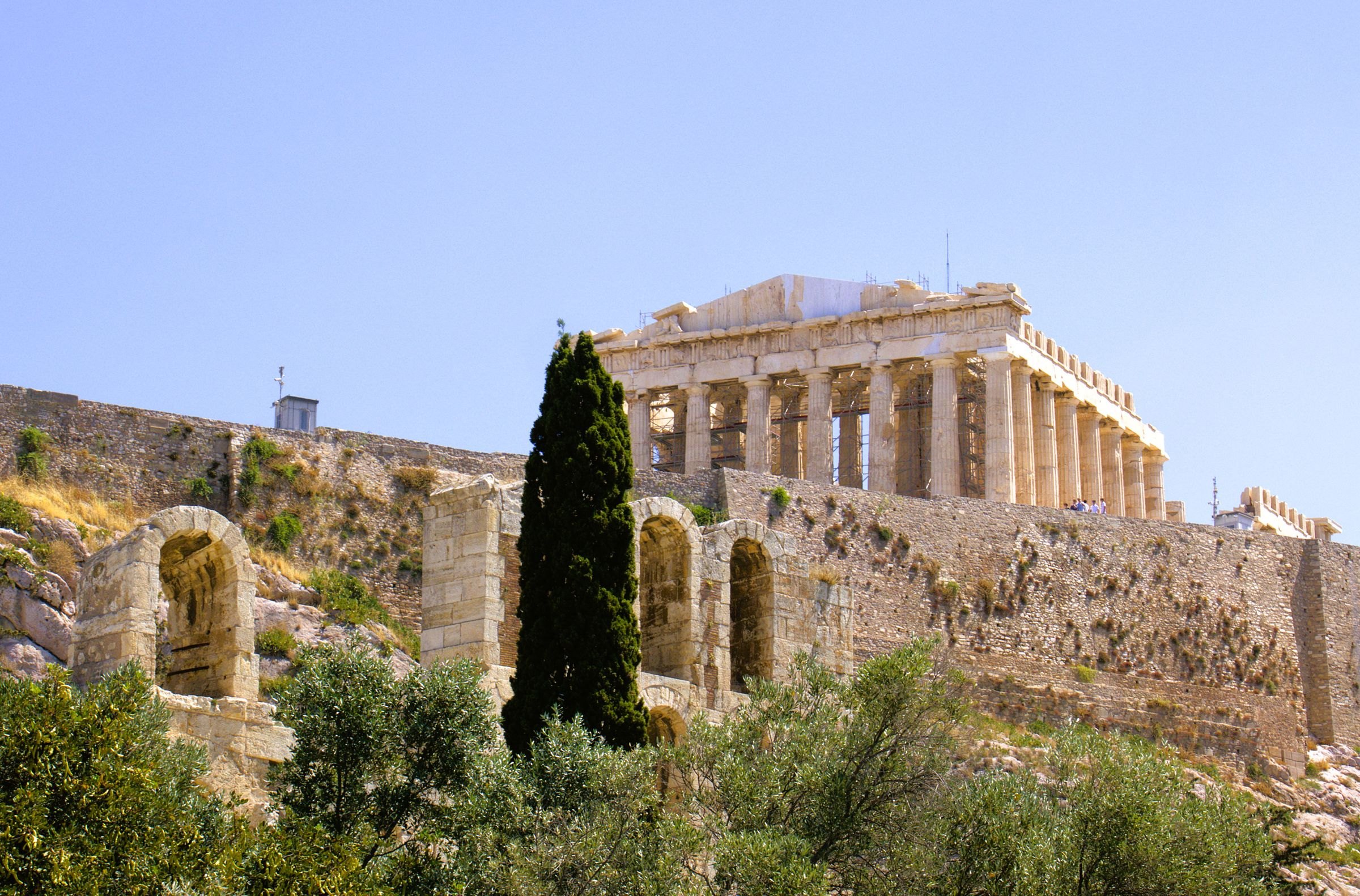 The Parthenon on the Acropolis