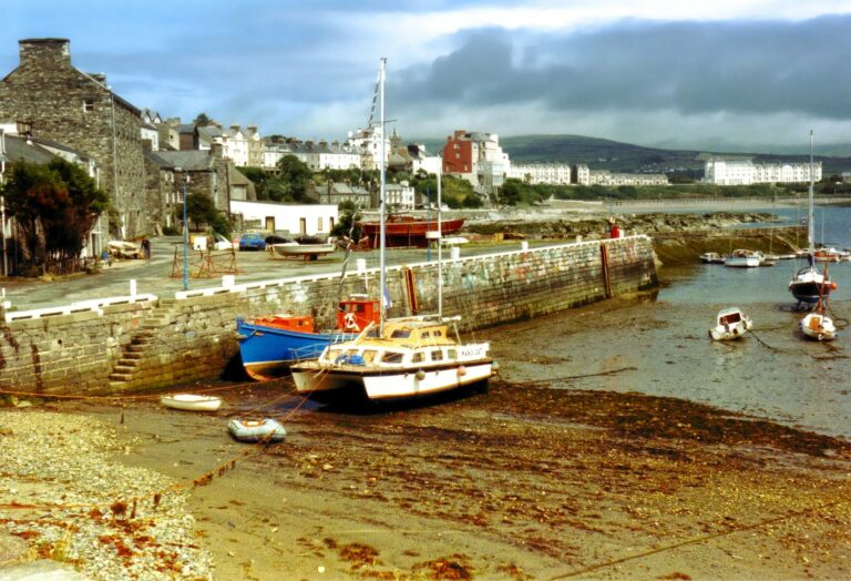 Boats in the harbour at Peel, Isle of Man