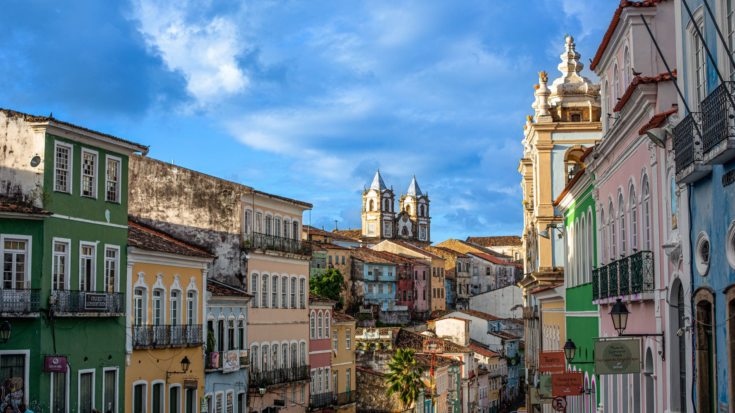 Colonial buildings in Salvador