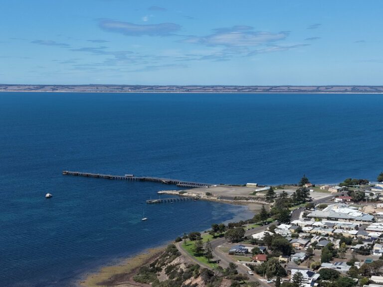 Penneshaw on Kangaroo Island from the air