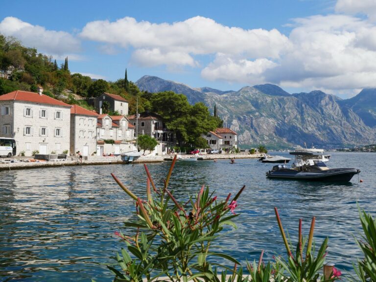 Perast on the Bay of Kotor, Montenegro