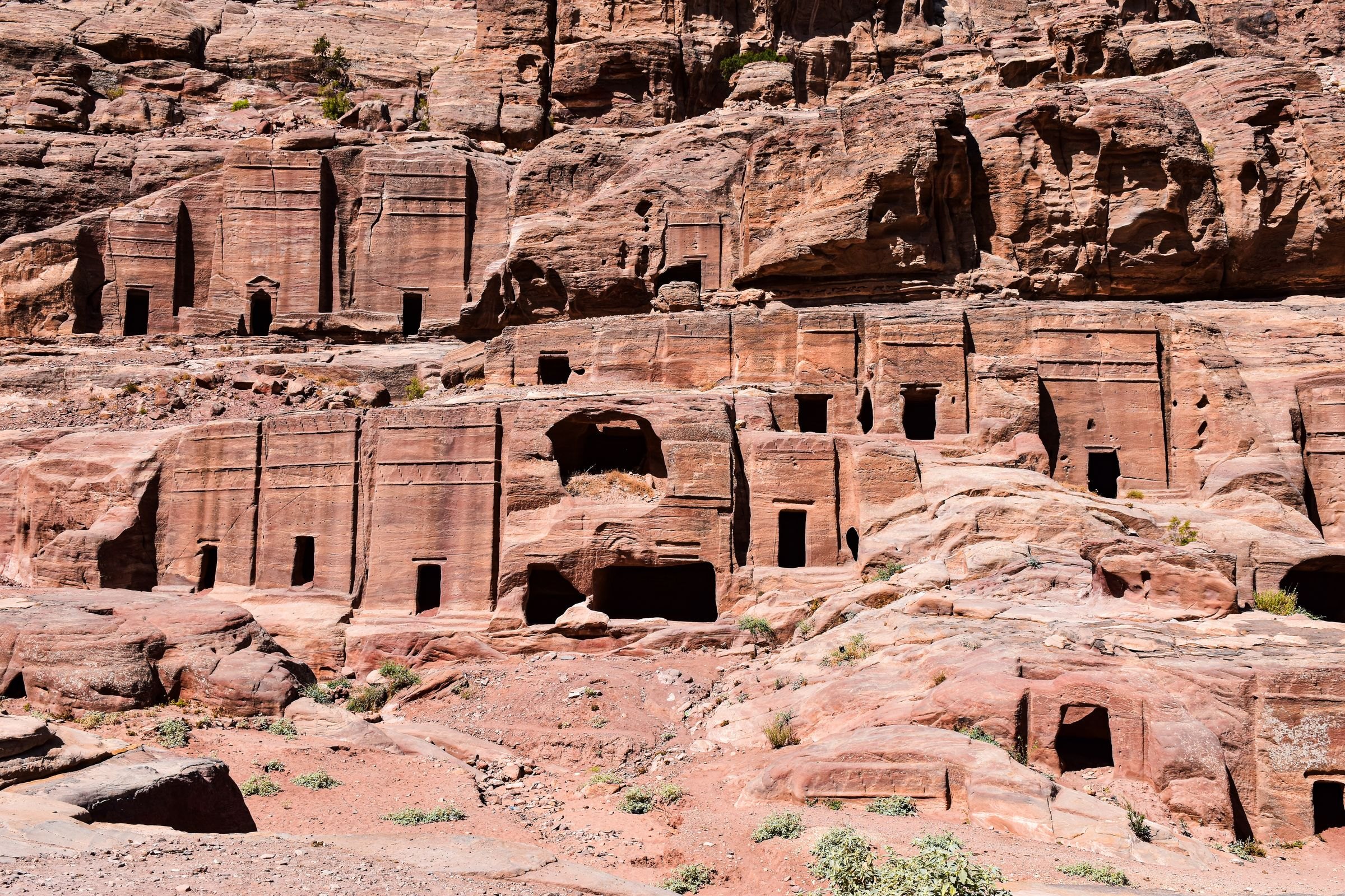 Rock-cut tombs at Petra
