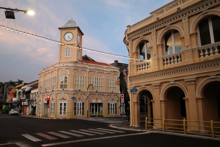 Colonial buildings in Phuket Old Town