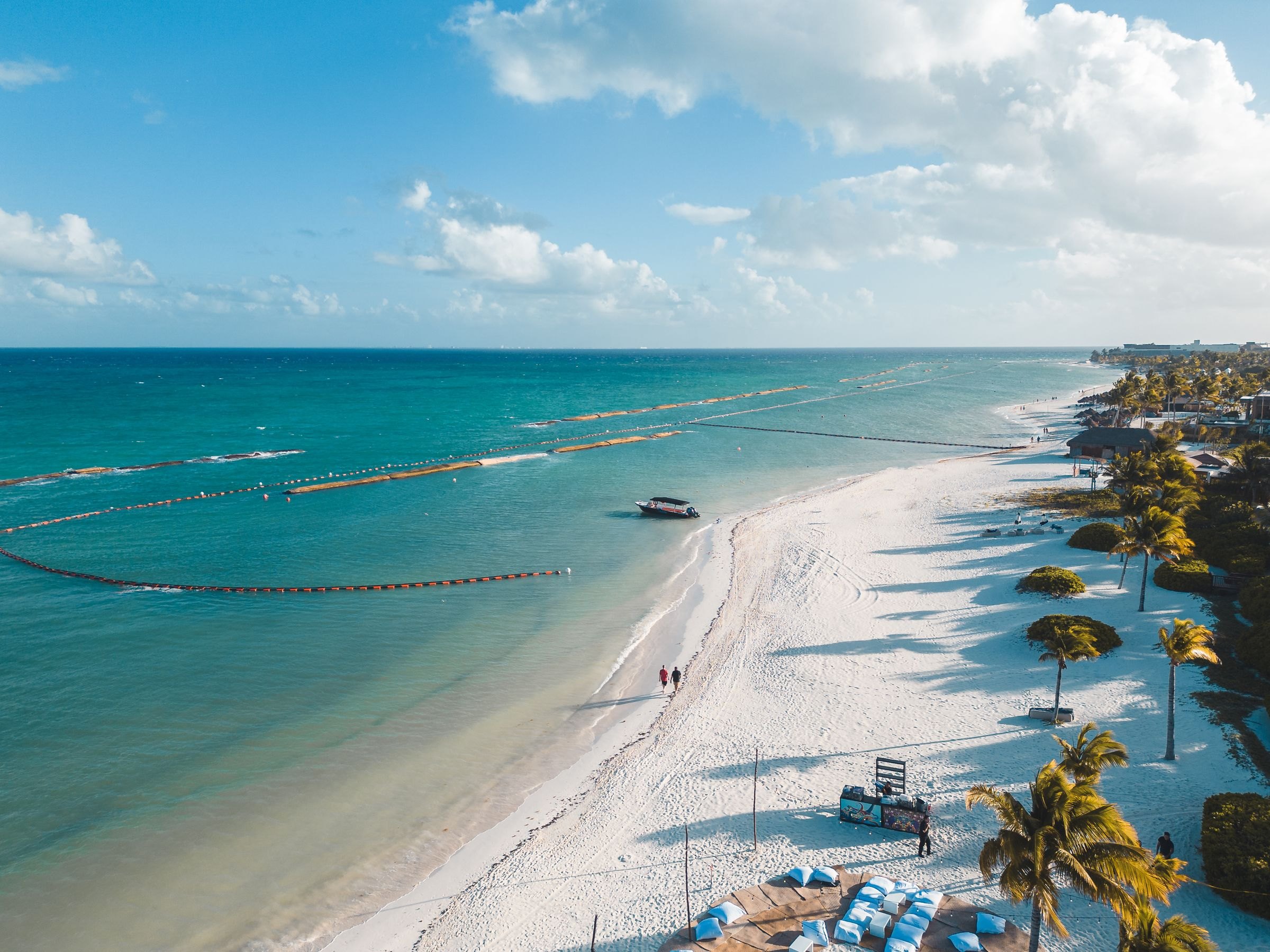 Playa del Carmen from above