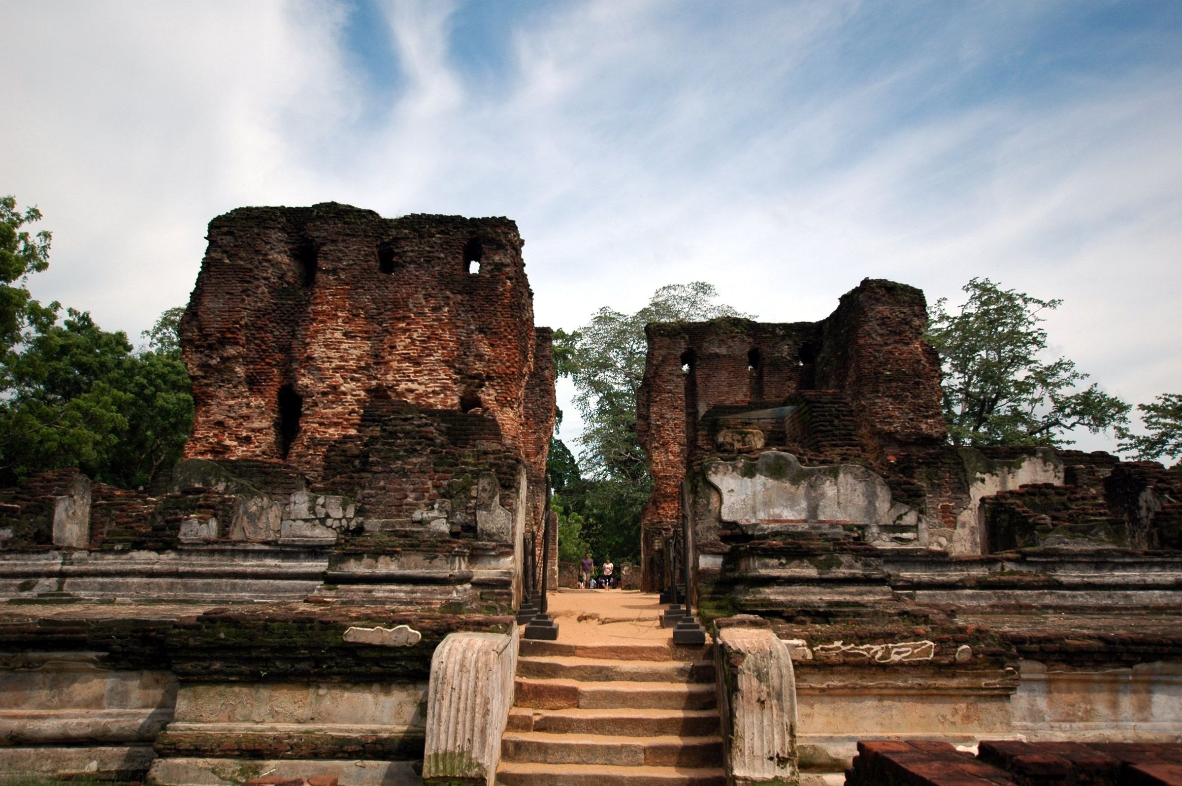 The ruins of Polonnaruwa