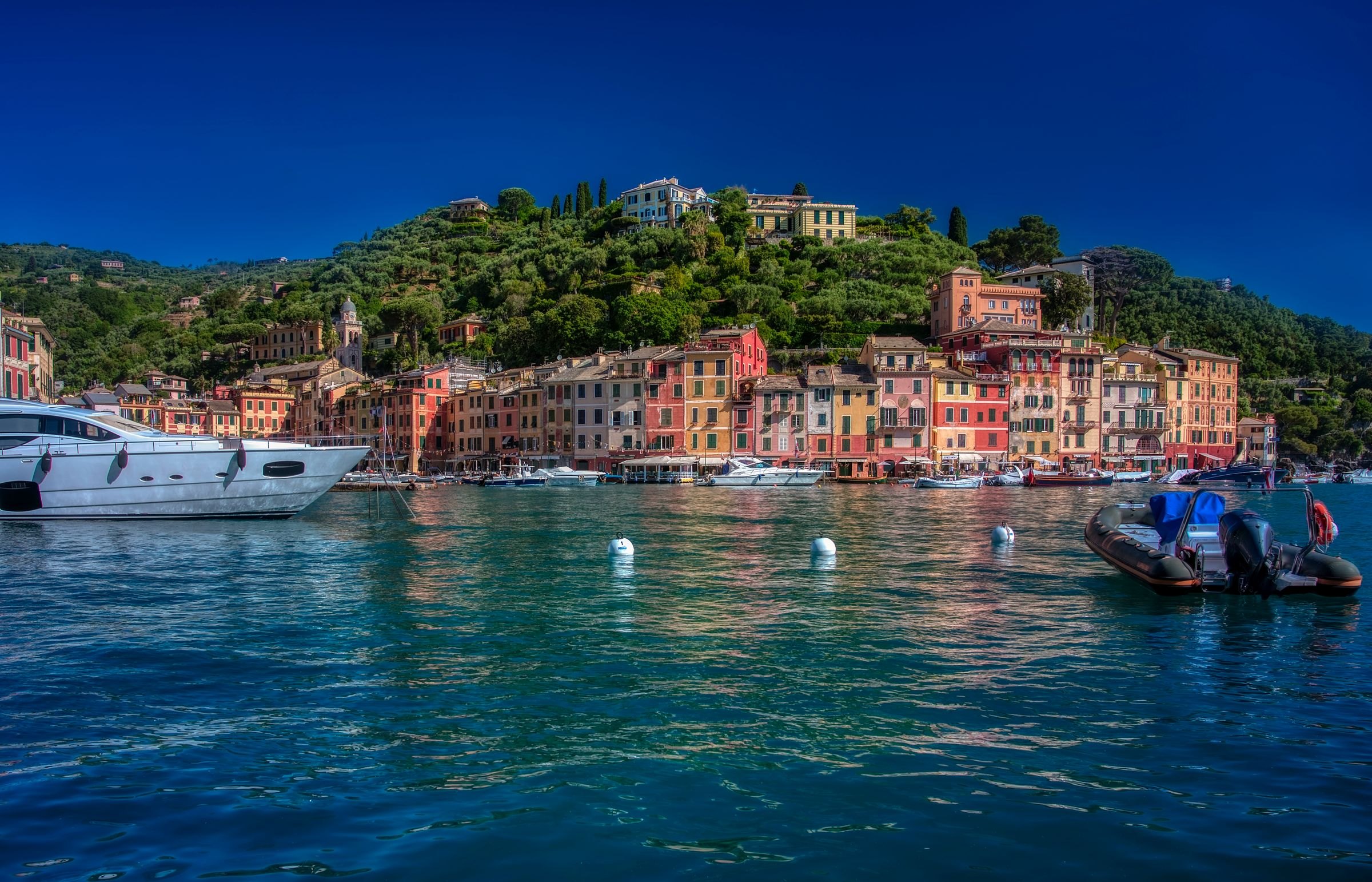 The colourful waterfront of Portofino
