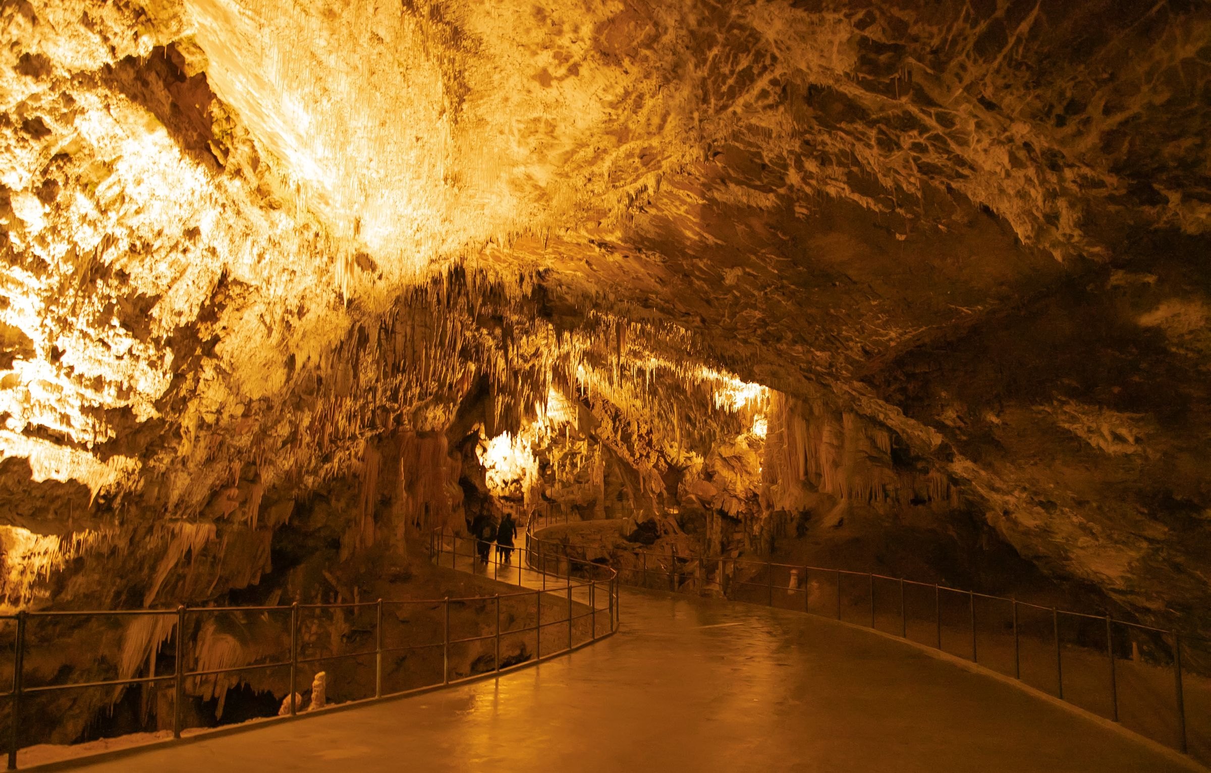 Formations inside the Postojna Cave