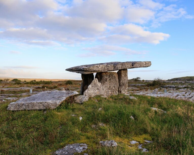 The Poulnabrone dolmen in the Burren