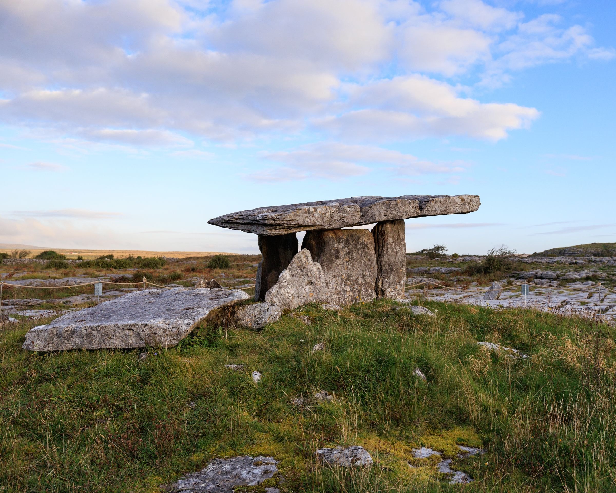 The Poulnabrone dolmen in the Burren