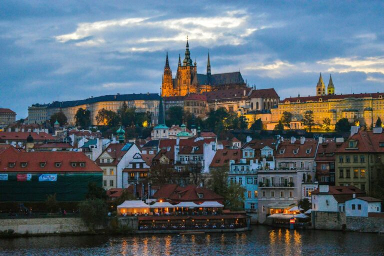 Prague Castle above the city