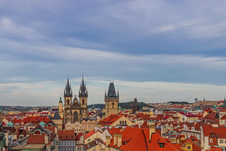 Prague's Old Town from above