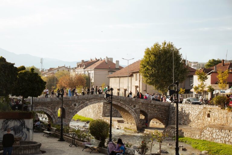 The Ottoman stone bridge in Prizren