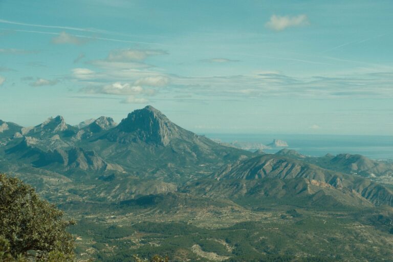 Puig Campana in the mountains above Alicante