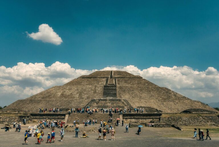 The Pyramid of the Sun at Teotihuacán