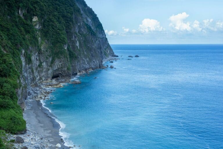 The Qingshui Cliffs above the Pacific, Taiwan