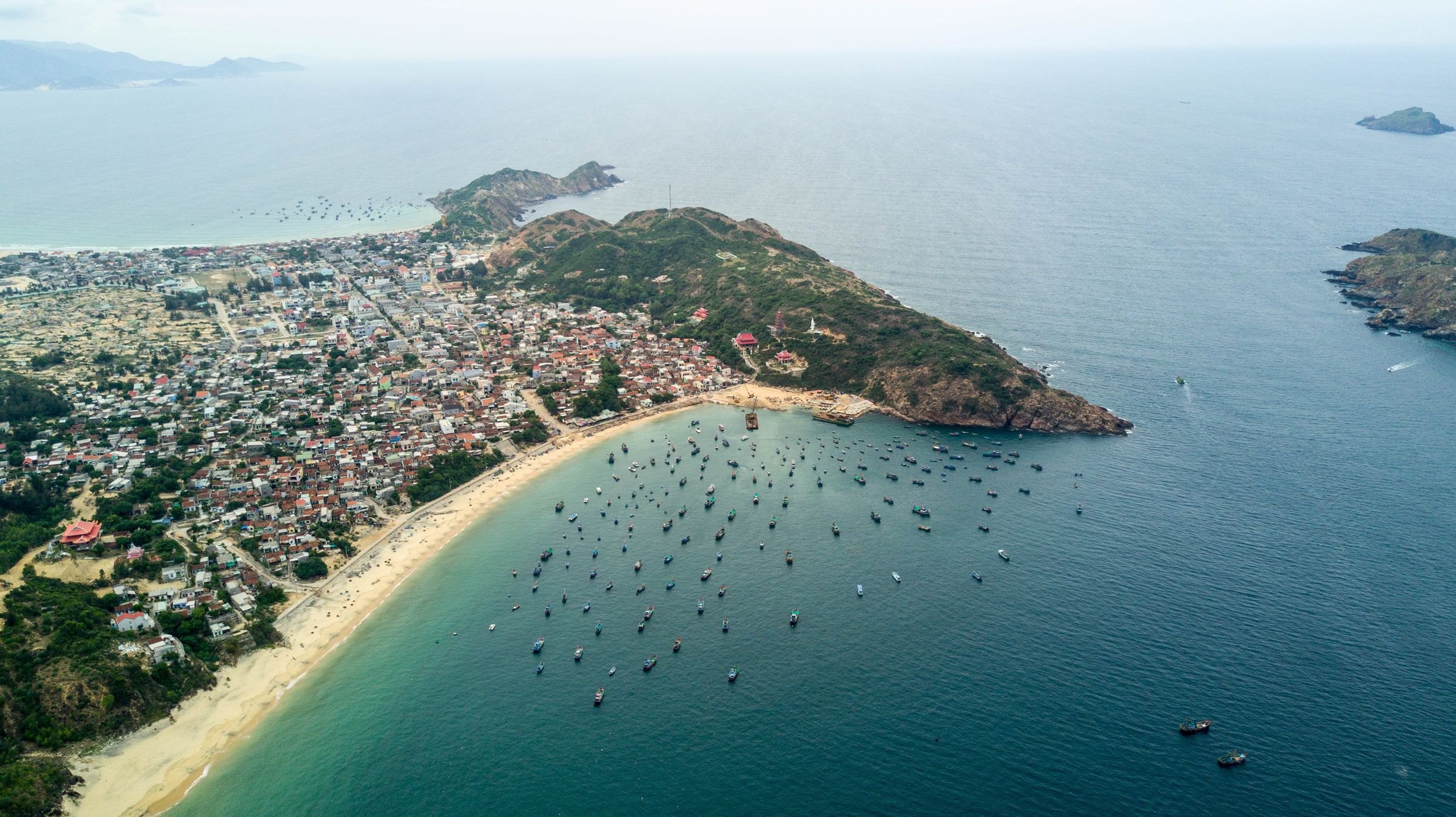 The coast and harbour of Quy Nhon
