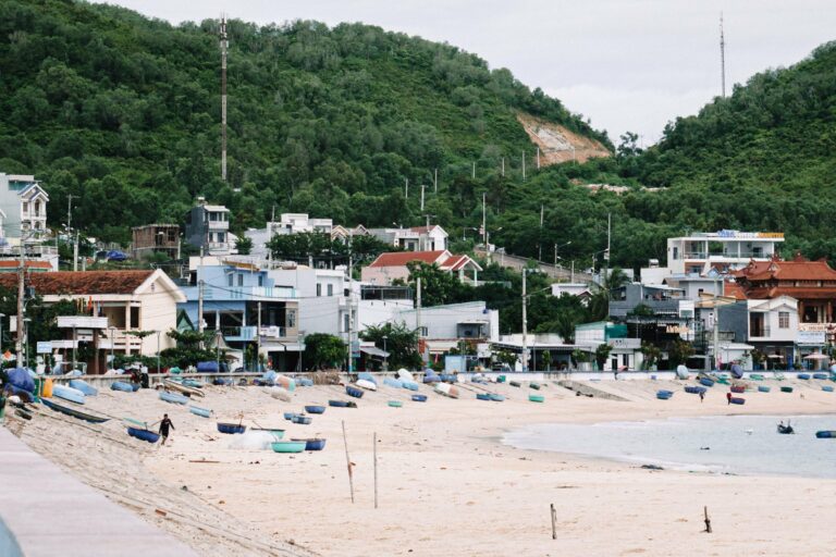 A beach and fishing village in Quy Nhon