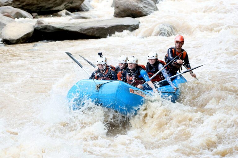 White-water rafting near Chiang Mai