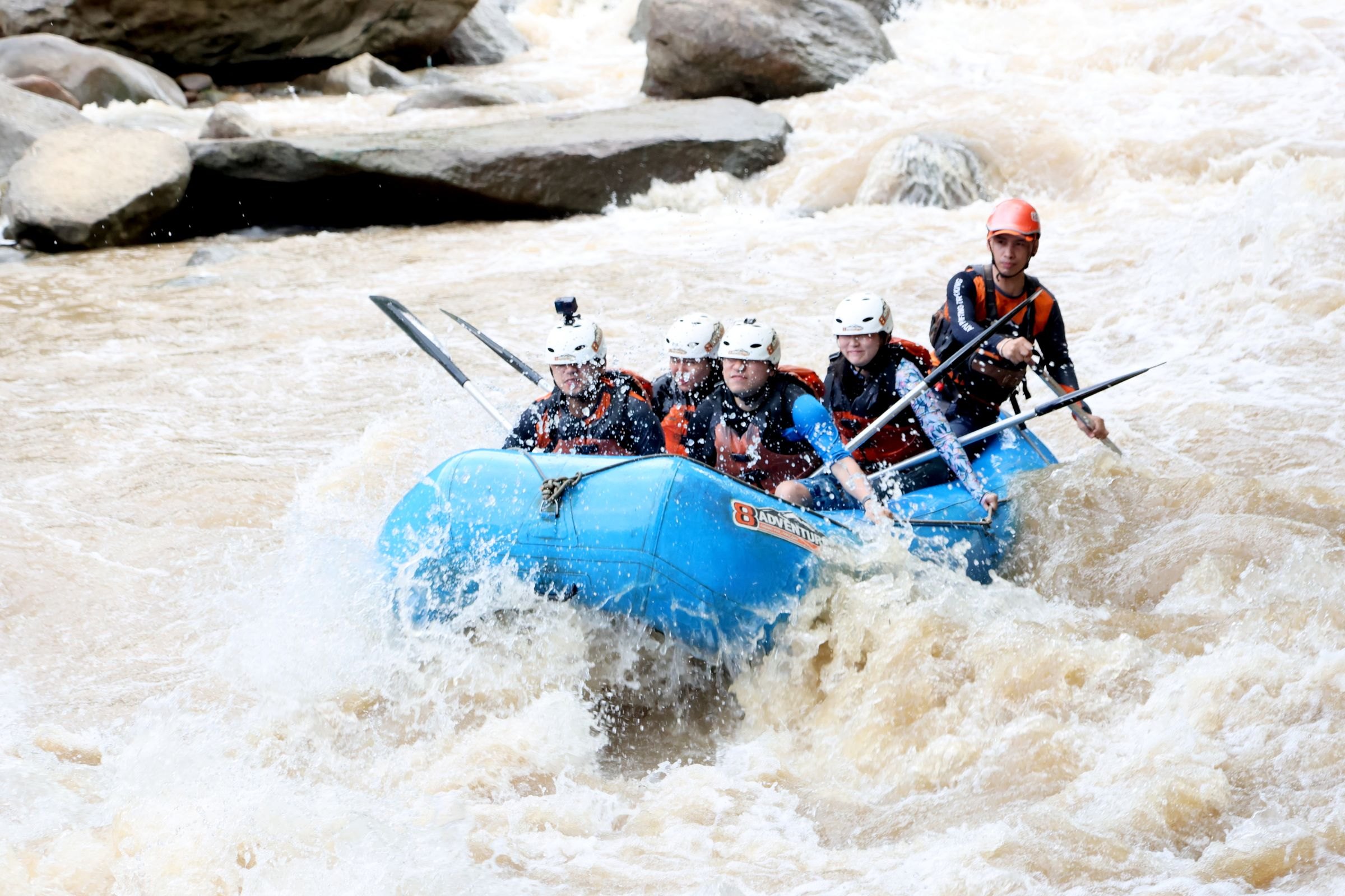 White-water rafting near Chiang Mai