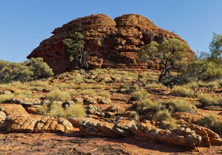 Red rock domes in the Outback