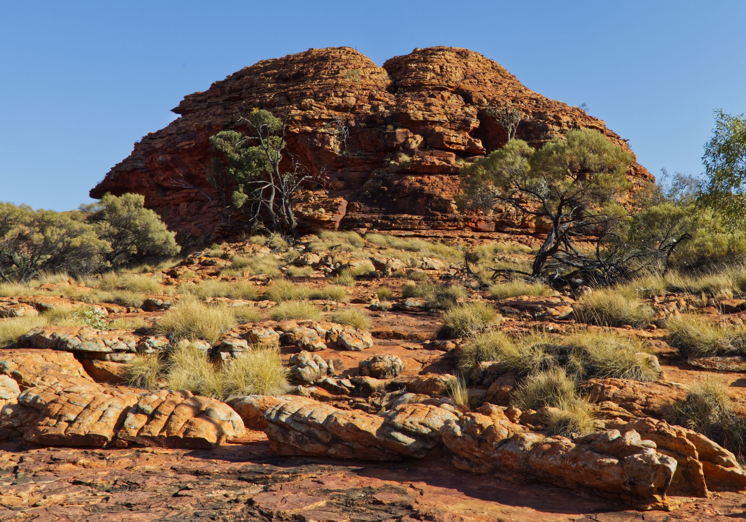 Red rock domes in the Outback