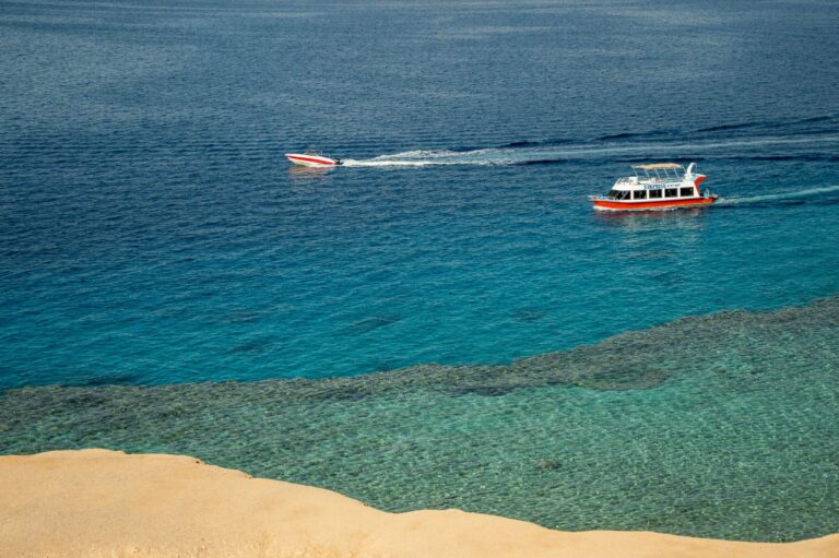 Boats on the Red Sea