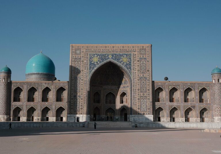 A madrasa on the Registan in Samarkand
