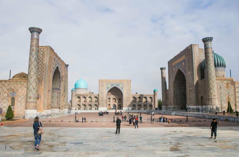 Registan Square in Samarkand, Uzbekistan