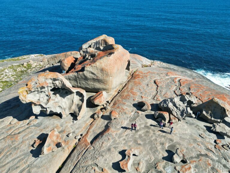Remarkable Rocks on Kangaroo Island from the air