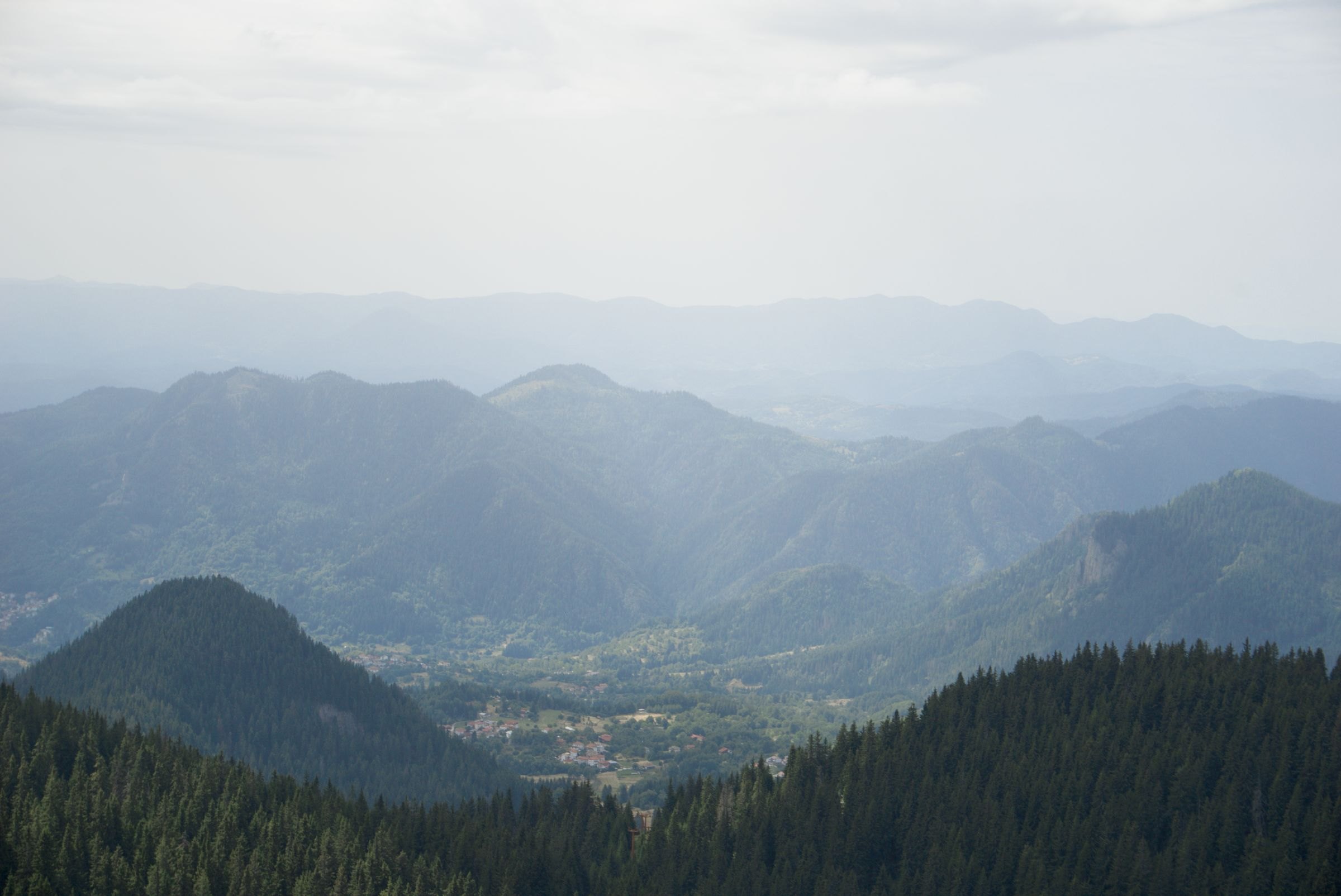 The Rhodope Mountains from Pamporovo