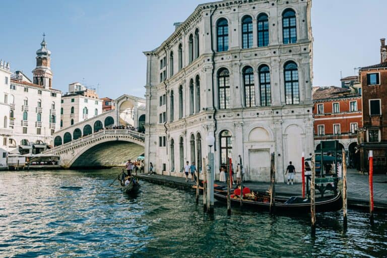 The Rialto Bridge on the Grand Canal, Venice
