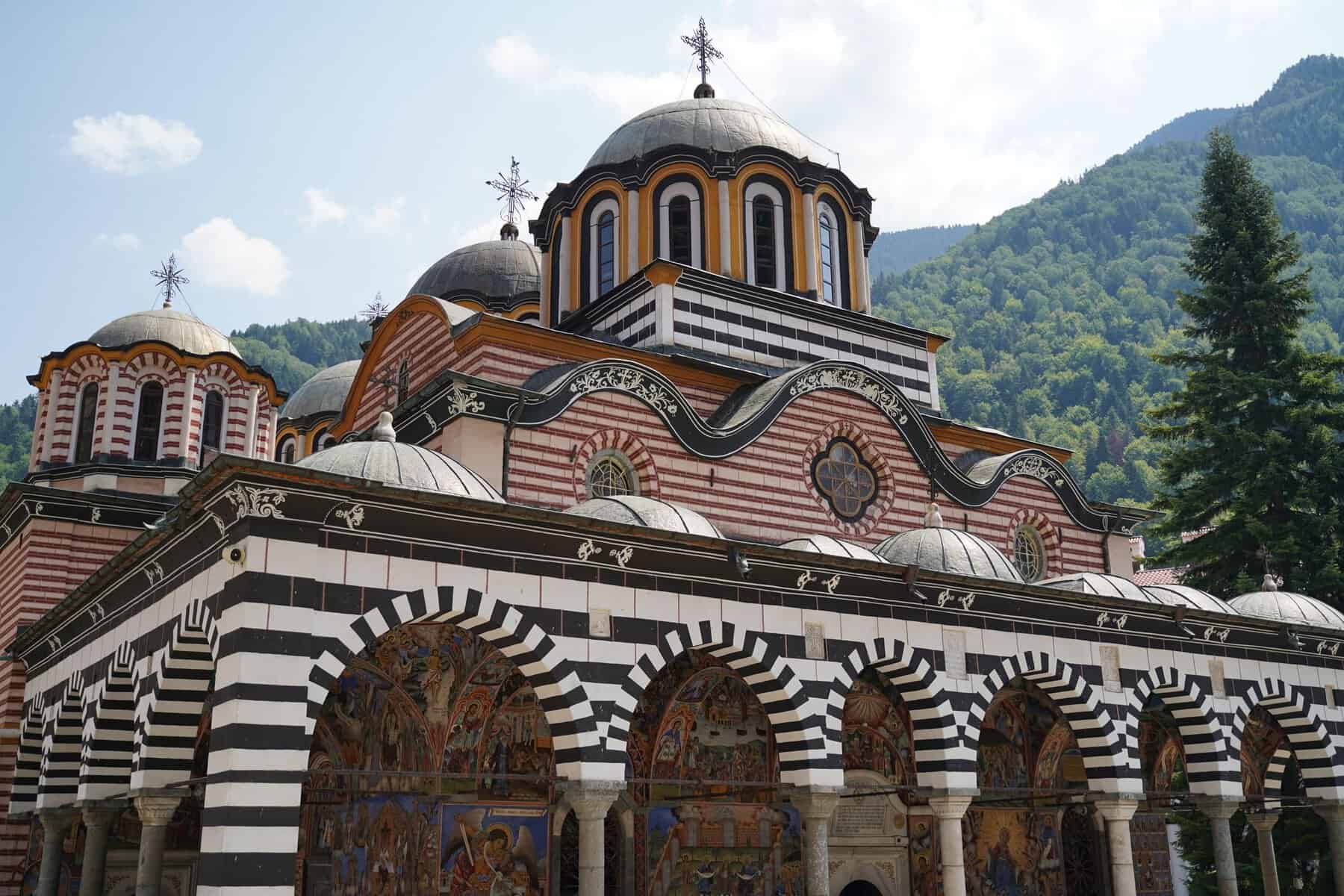Rila Monastery in the Rila Mountains, Bulgaria