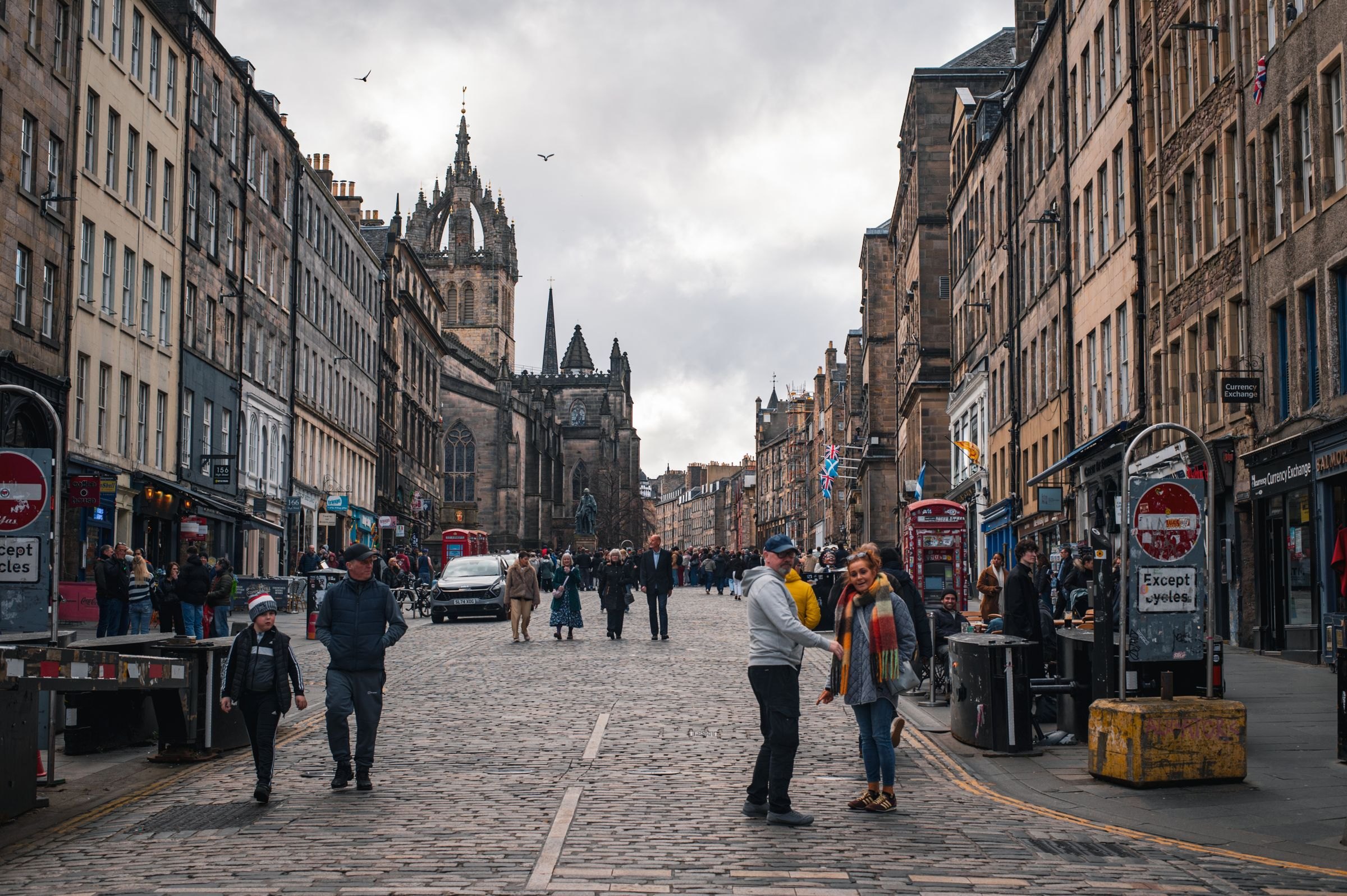 The Royal Mile in Edinburgh