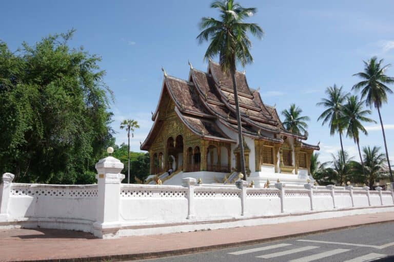 The Royal Palace temple in Luang Prabang, Laos