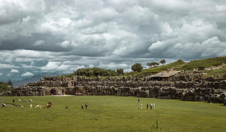 The walls of Sacsayhuaman above Cusco