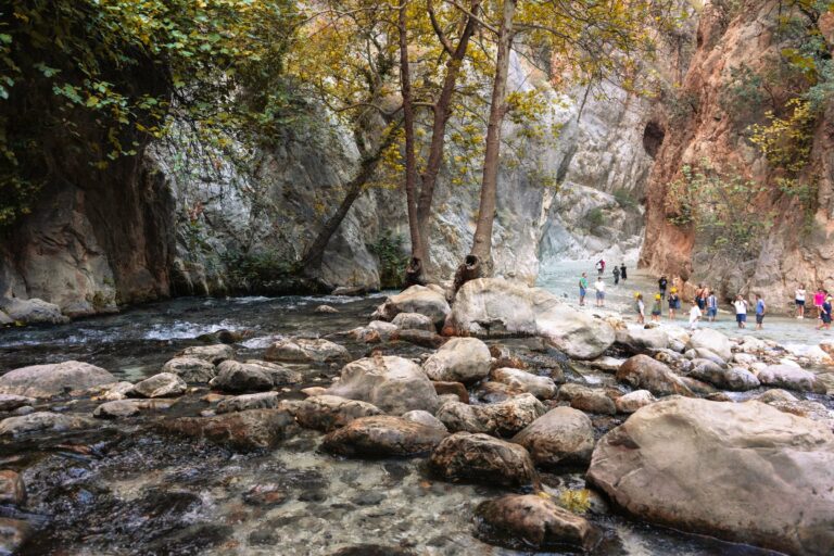 The rocky floor of Saklikent Gorge