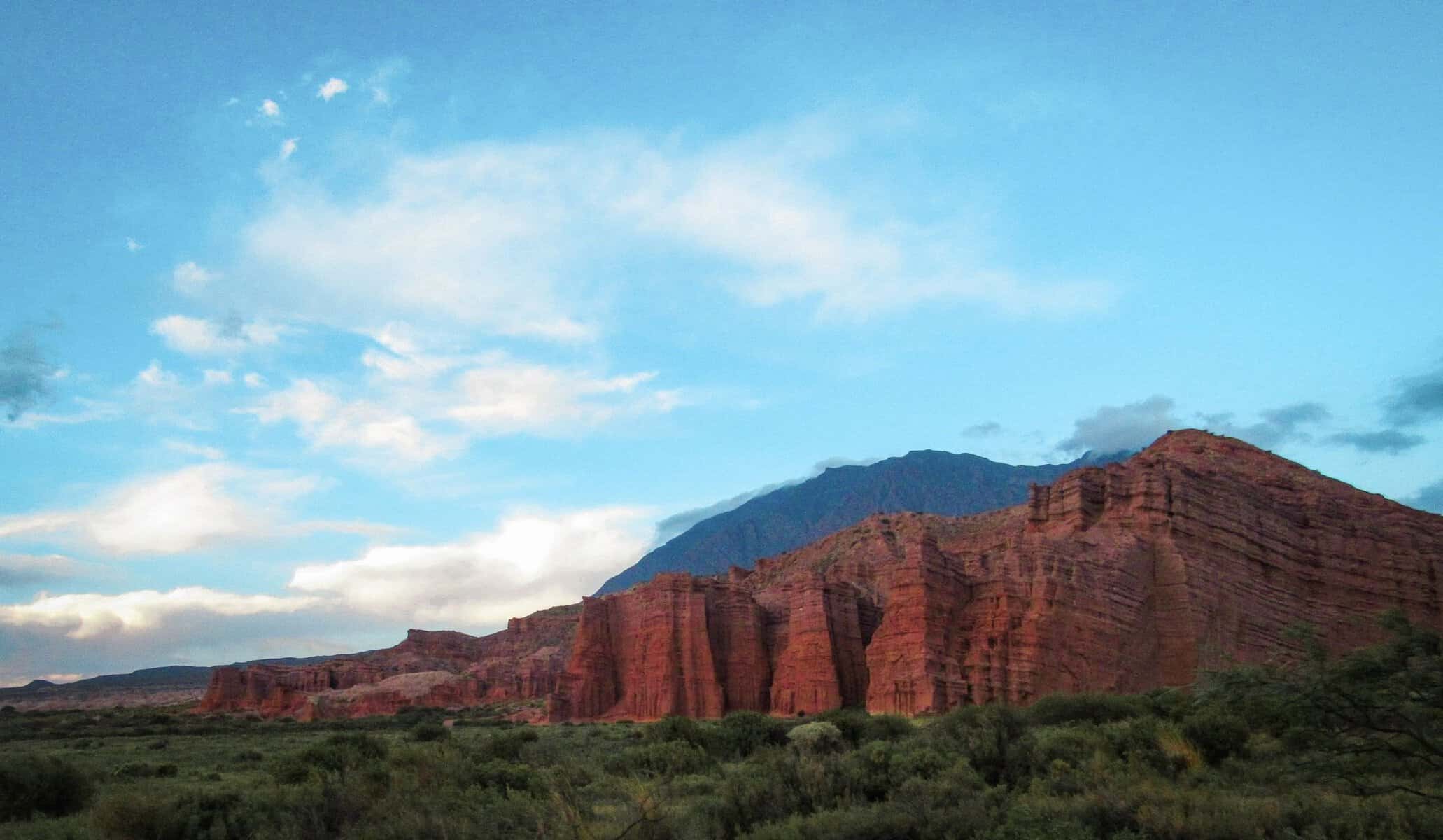 Red rock formations near Salta, Argentina