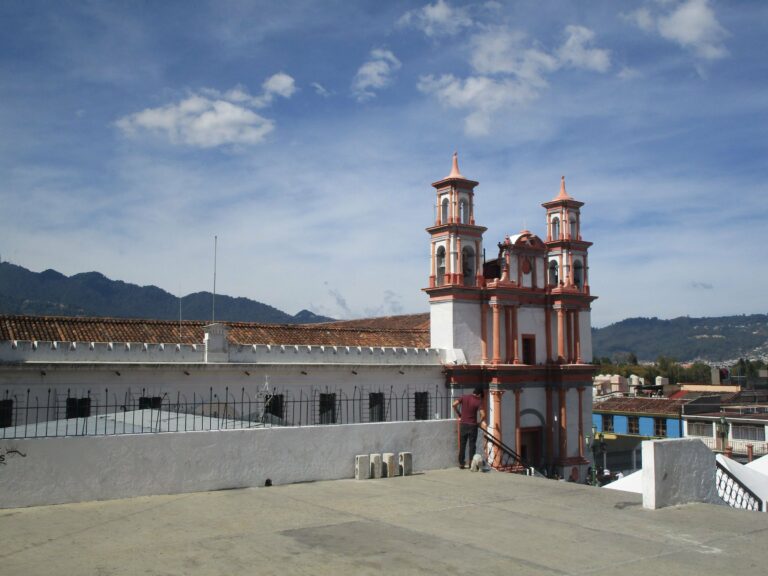 A colonial church in San Cristóbal de las Casas