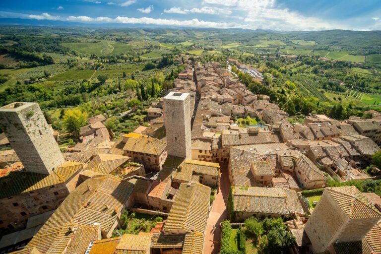 The medieval towers of San Gimignano