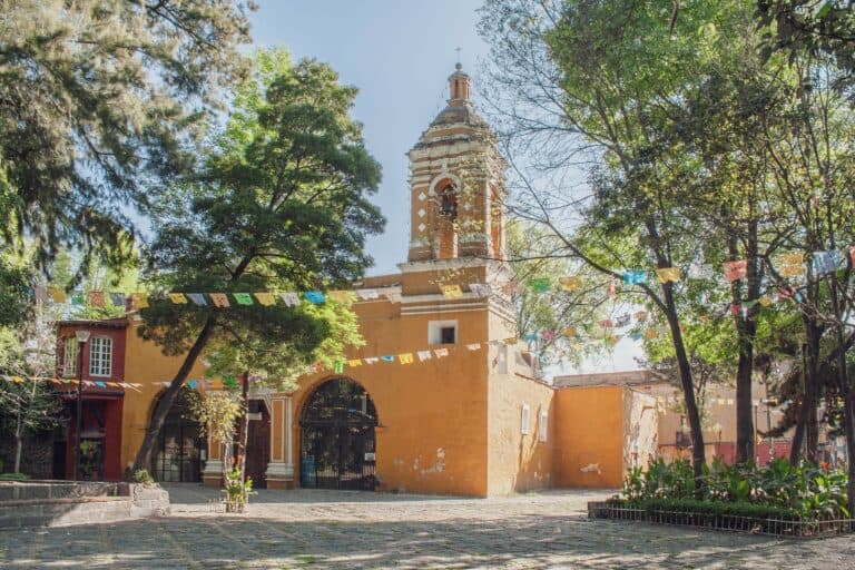The Chapel of Santa Catarina in Coyoacán, Mexico City