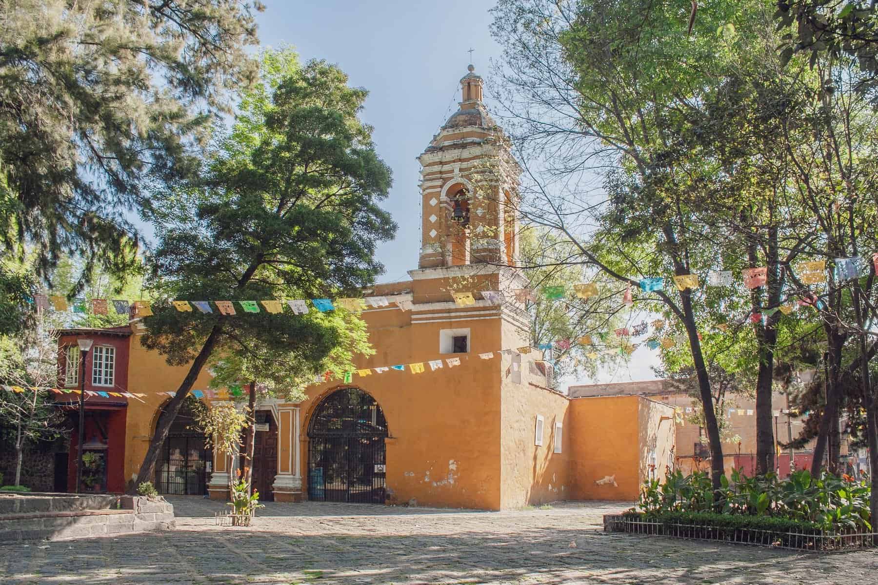 The Chapel of Santa Catarina in Coyoacán, Mexico City
