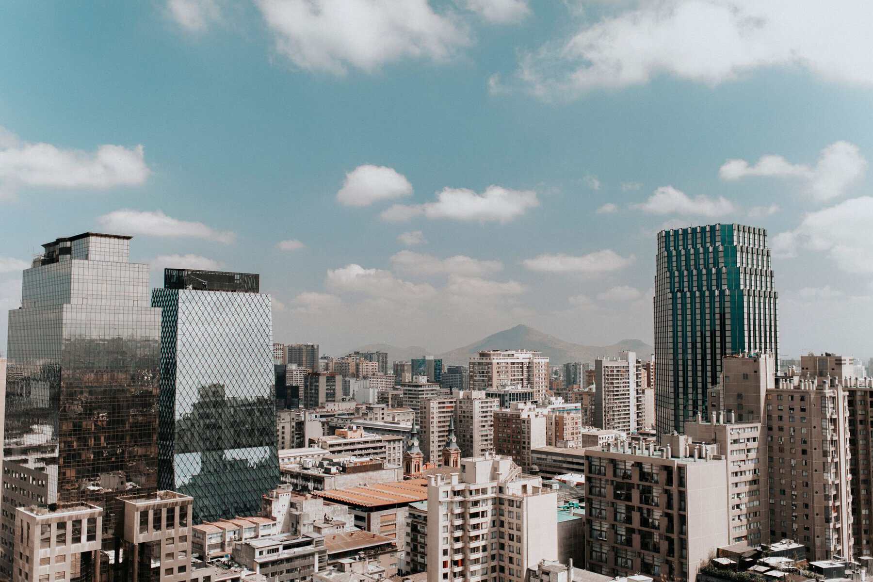 Santiago's modern skyline