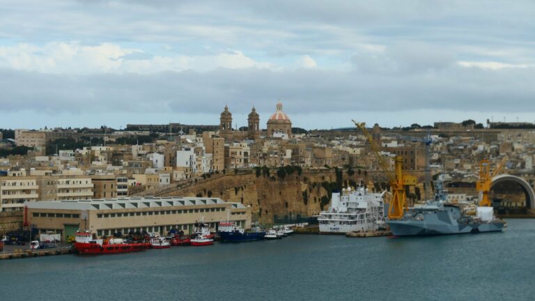 Senglea's waterfront on Malta's Grand Harbour