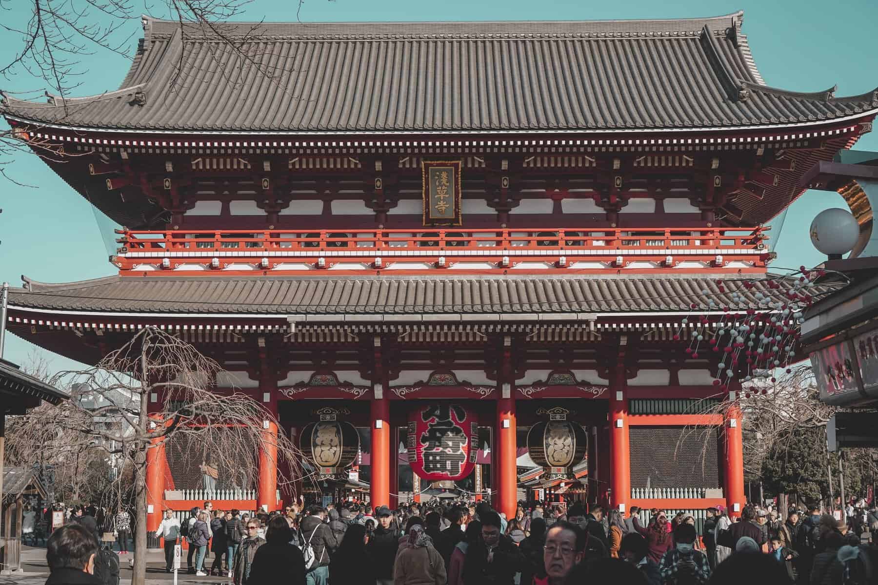 Senso-ji temple in Asakusa, Tokyo