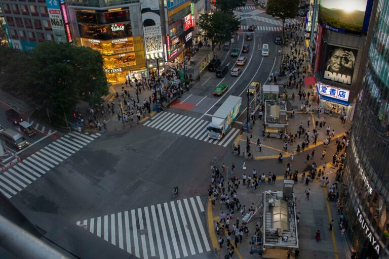 Shibuya Crossing in Tokyo