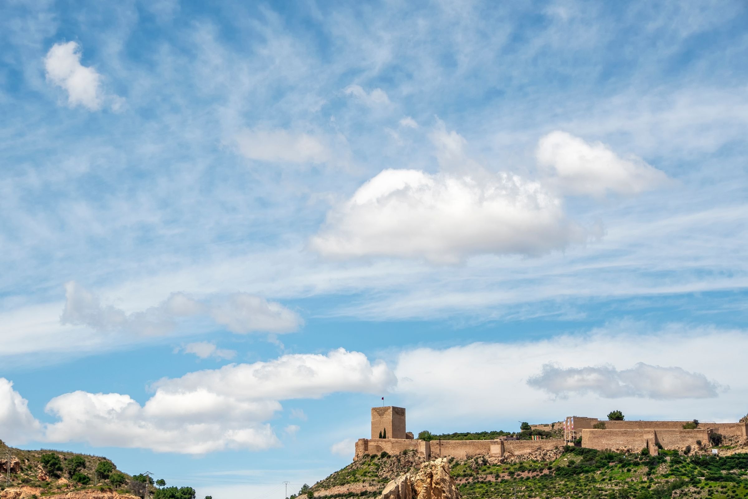 Shobak castle on its hilltop